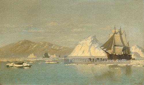 Au large du Groenland Bateau paysage marin William Bradford Peintures à l'huile